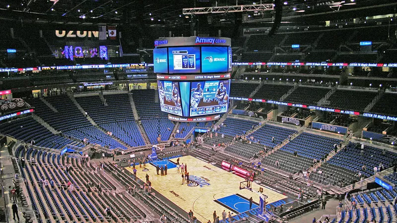 Orlando Magic como é o jogo no Amway Center