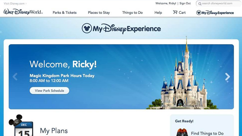 My Disney Experience