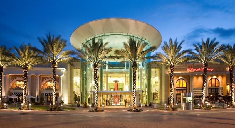 The Versace Store at the Mall at Millenia in Orlando Florida